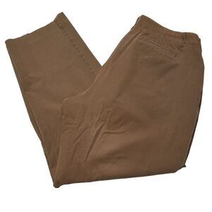 J. Jill High Rise Light Brown Stretch Straight Leg Ankle Dress Pants Work Office